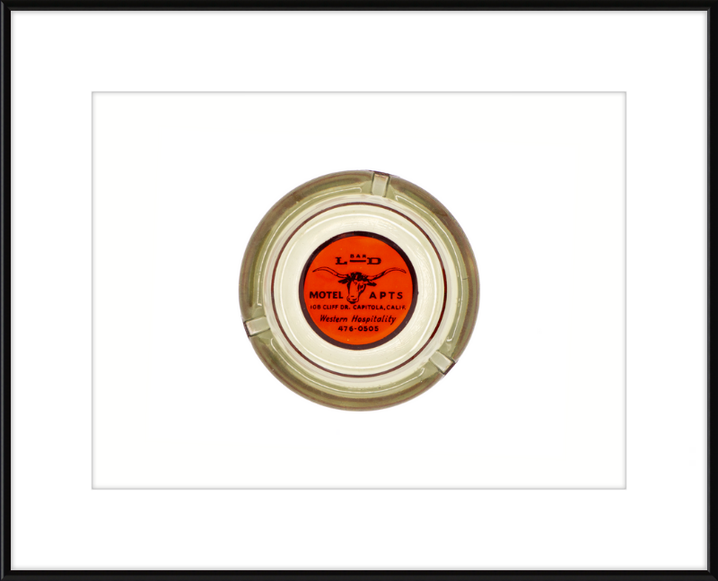 L Bar D Motel Apts Ashtray Wall Art