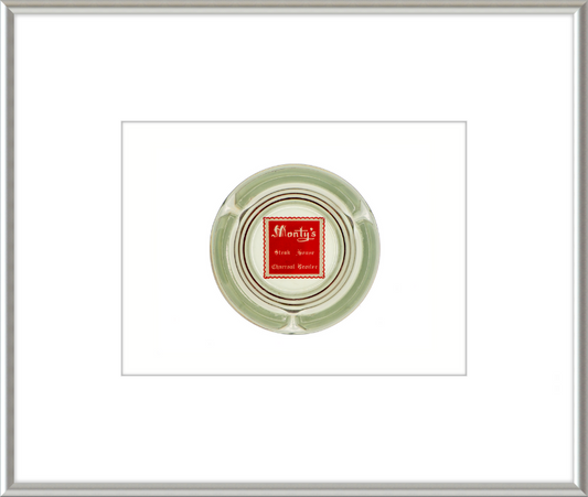 Monty's Steak House Charcoal Broiler Ashtray Wall Art