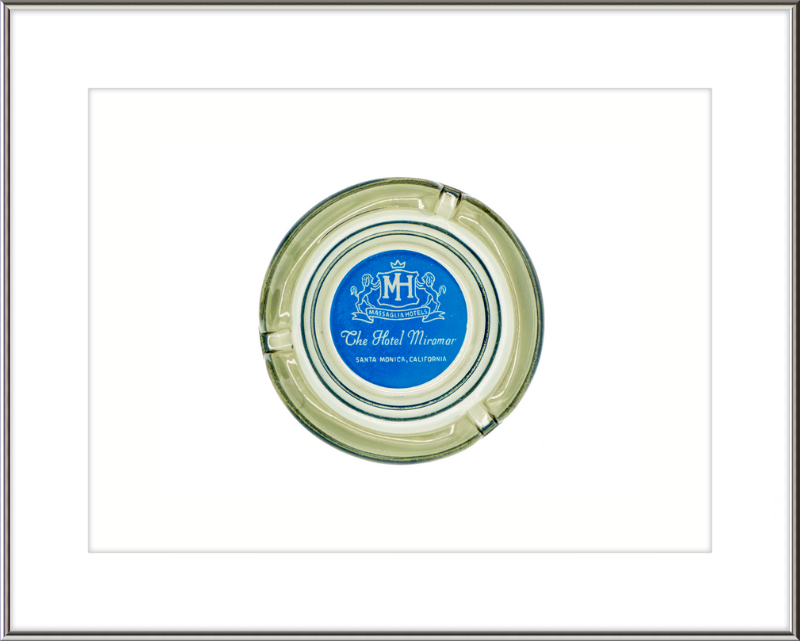 The Hotel Miramar Ashtray Wall Art