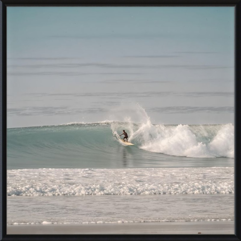 Catching Wave Surfing Framed Art