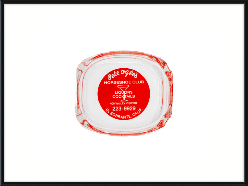 Pete Ogle's Horseshoe Club Ashtray Wall Art