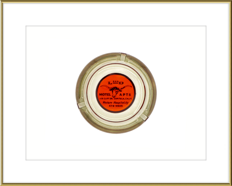 L Bar D Motel Apts Ashtray Wall Art