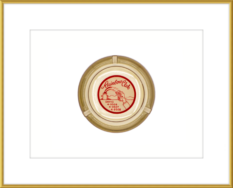 Rainbow Club Beige Ashtray Wall Art