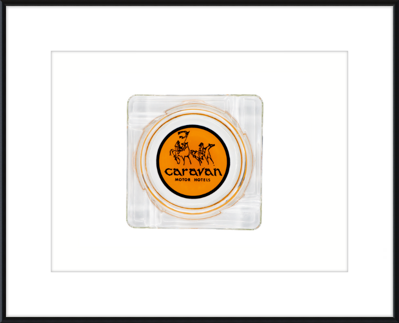 Caravan Motor Hotels Ashtray Wall Art