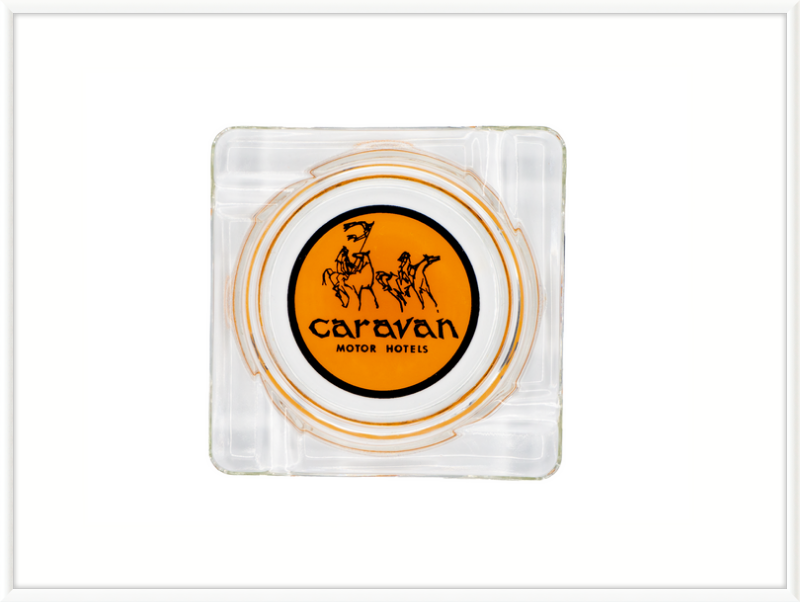 Caravan Motor Hotels Ashtray Wall Art