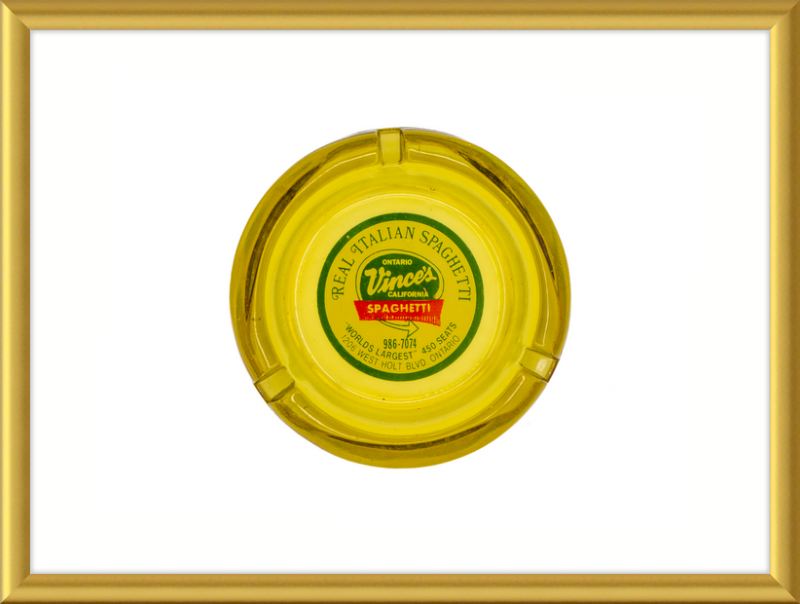 Vince's California Spaghetti Ashtray Wall Art