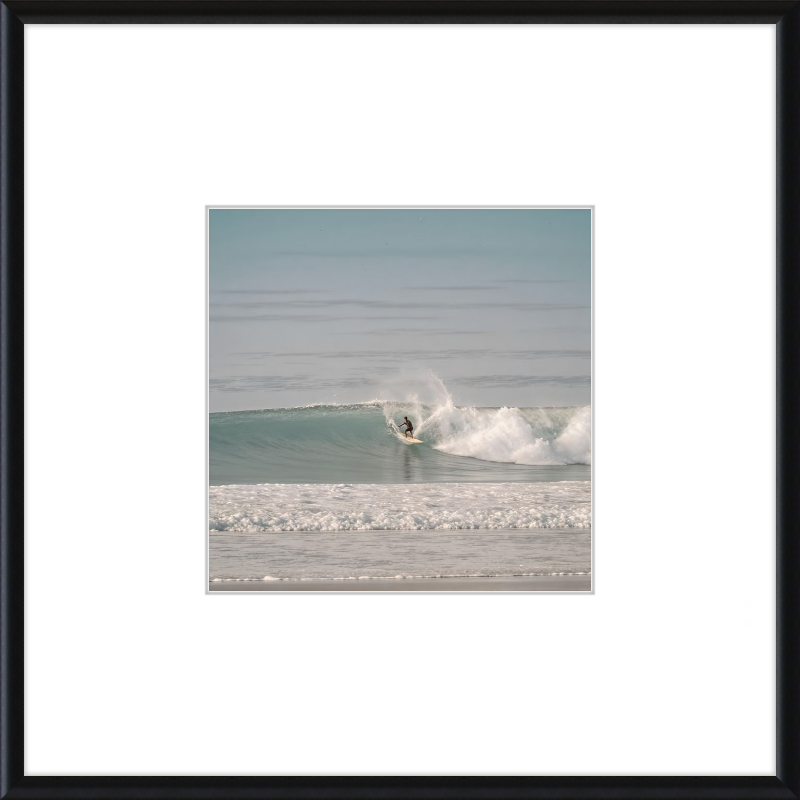 Catching Wave Surfing Framed Art