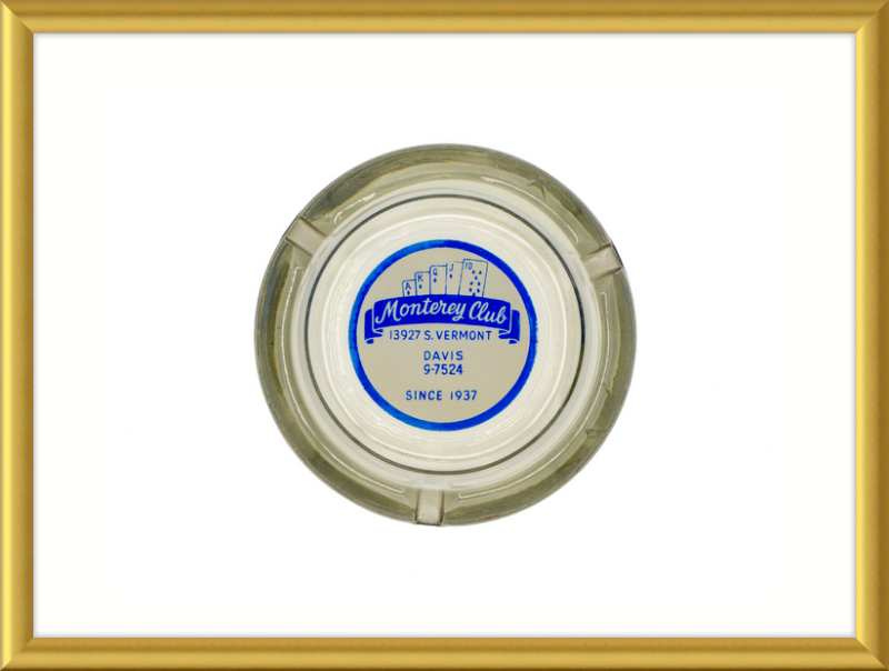 Monterey Club Ashtray Wall Art