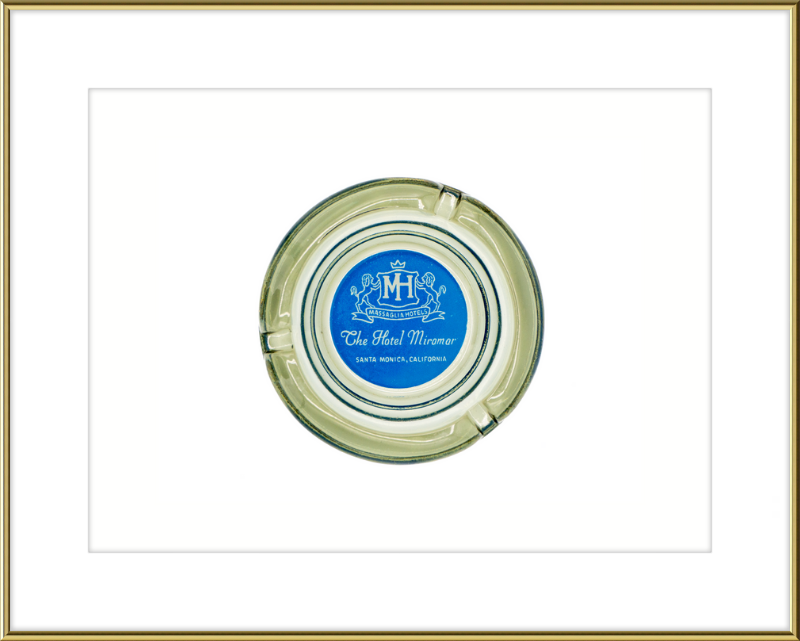 The Hotel Miramar Ashtray Wall Art