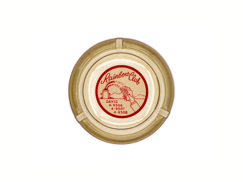 Rainbow Club Beige Ashtray Wall Art