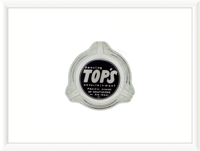 dancing TOP'S entertainment Ashtray Wall Art