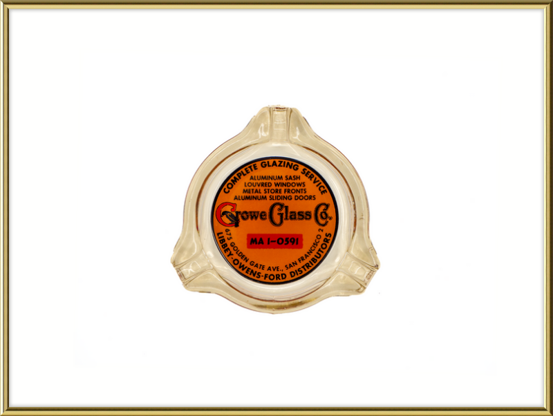 Growe Glass Co Ashtray Wall Art
