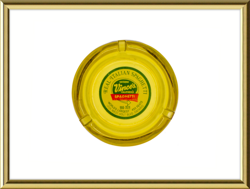 Vince's California Spaghetti Ashtray Wall Art