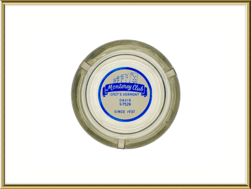 Monterey Club Ashtray Wall Art