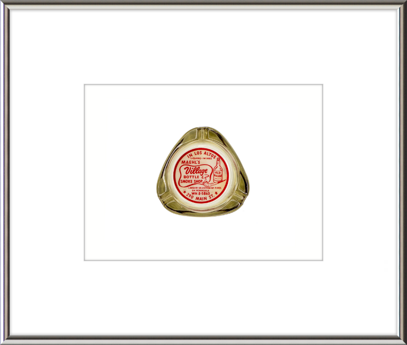 Maehl's Village Bottle & Smoke Shop Ashtray Wall Art