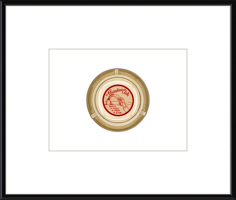 Rainbow Club Beige Ashtray Wall Art