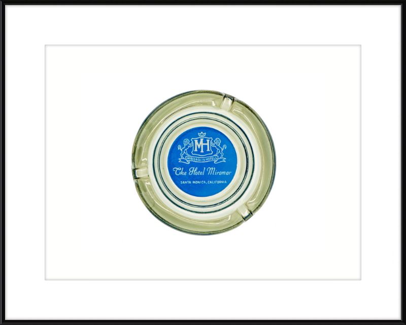 The Hotel Miramar Ashtray Wall Art