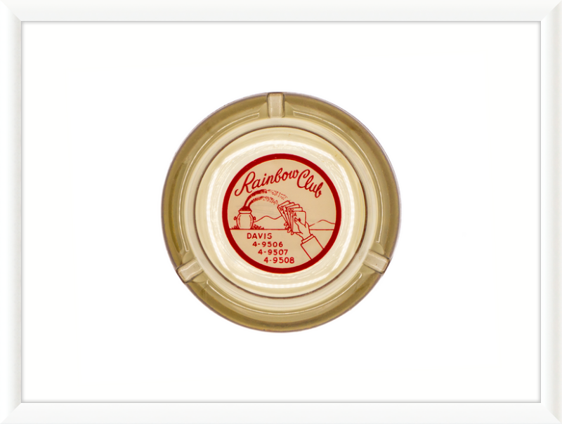 Rainbow Club Beige Ashtray Wall Art