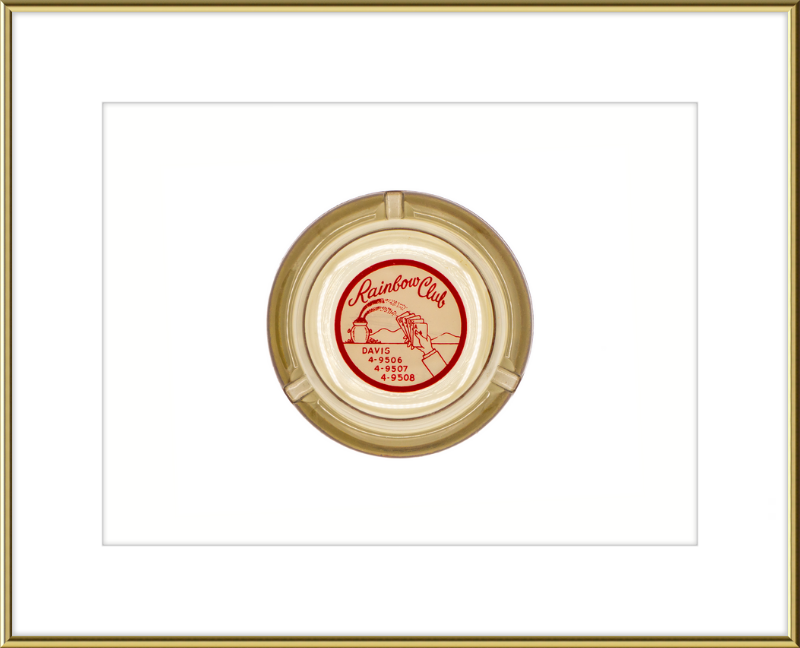 Rainbow Club Beige Ashtray Wall Art
