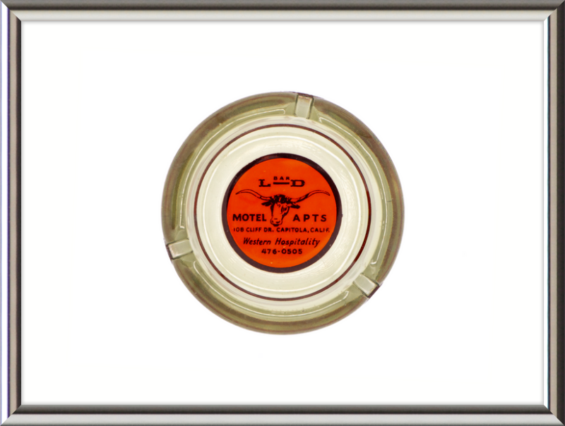 L Bar D Motel Apts Ashtray Wall Art