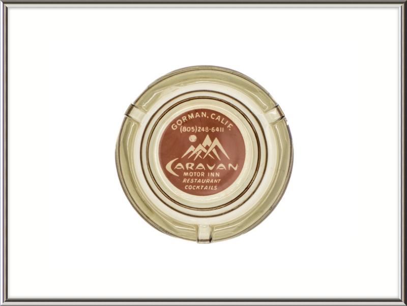 Caravan Motor Inn Ashtray Wall Art