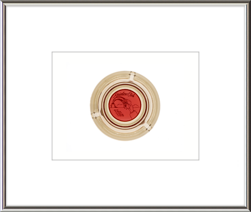 Rainbow Club Ashtray Wall Art