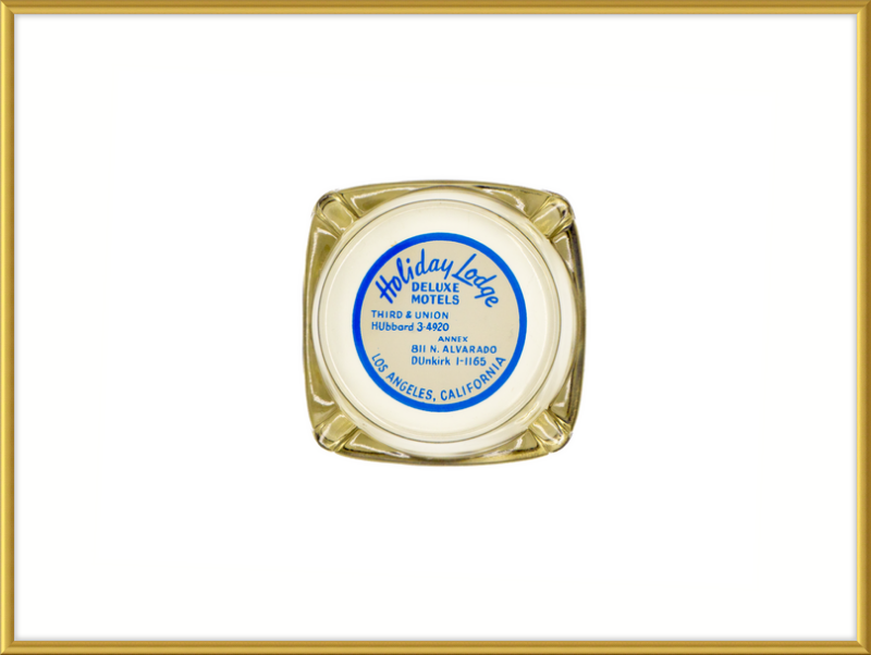 Holiday Lodge Deluxe Motels Ashtray Wall Art