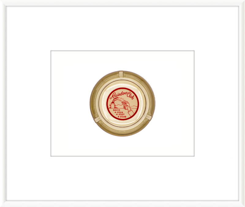 Rainbow Club Beige Ashtray Wall Art