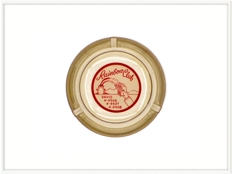 Rainbow Club Beige Ashtray Wall Art