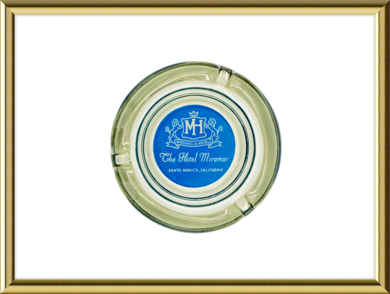 The Hotel Miramar Ashtray Wall Art