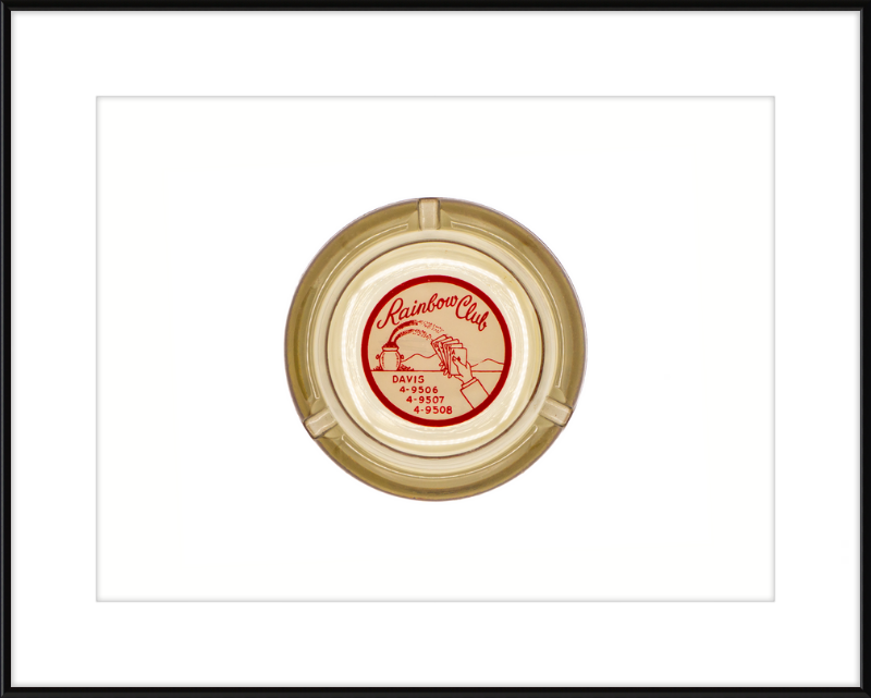 Rainbow Club Beige Ashtray Wall Art