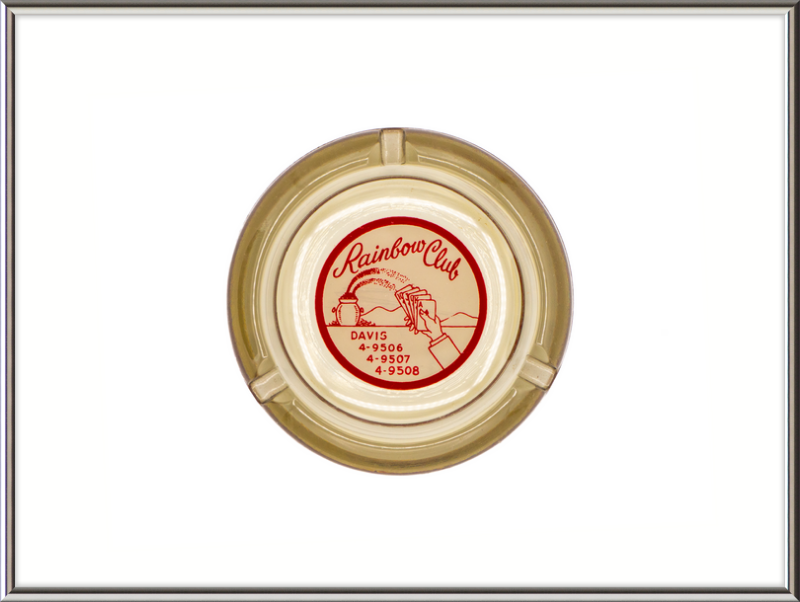 Rainbow Club Beige Ashtray Wall Art