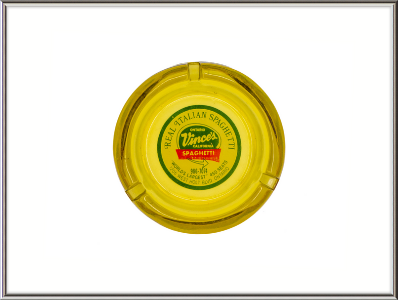 Vince's California Spaghetti Ashtray Wall Art