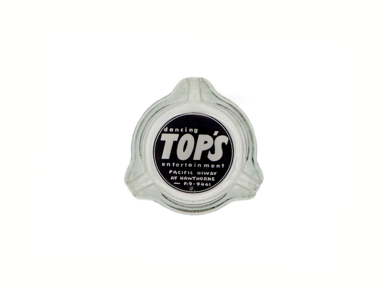 dancing TOP'S entertainment Ashtray Wall Art