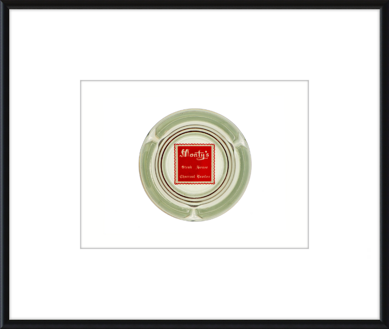 Monty's Steak House Charcoal Broiler Ashtray Wall Art