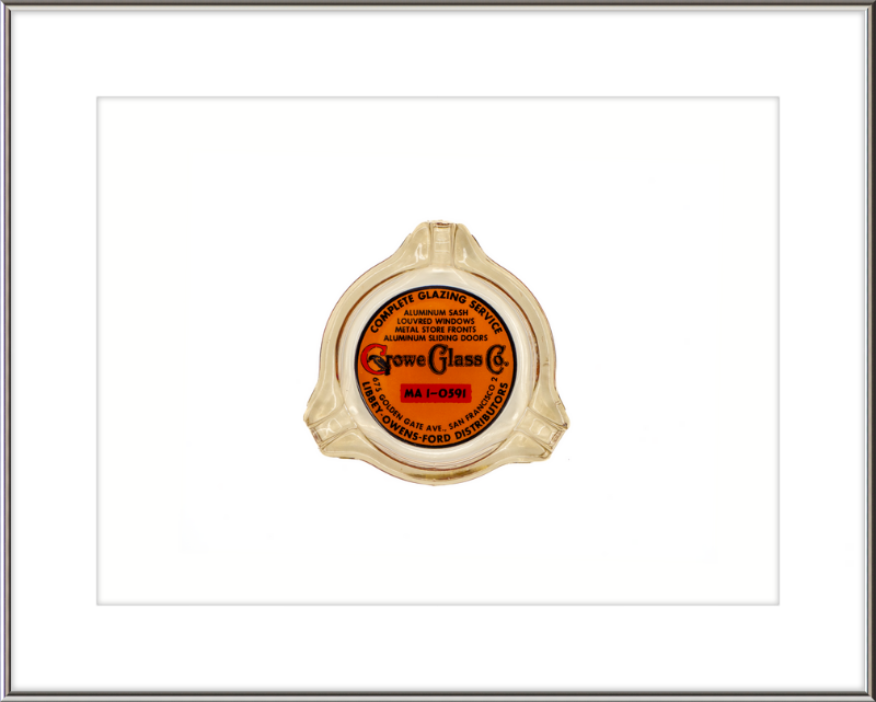 Growe Glass Co Ashtray Wall Art