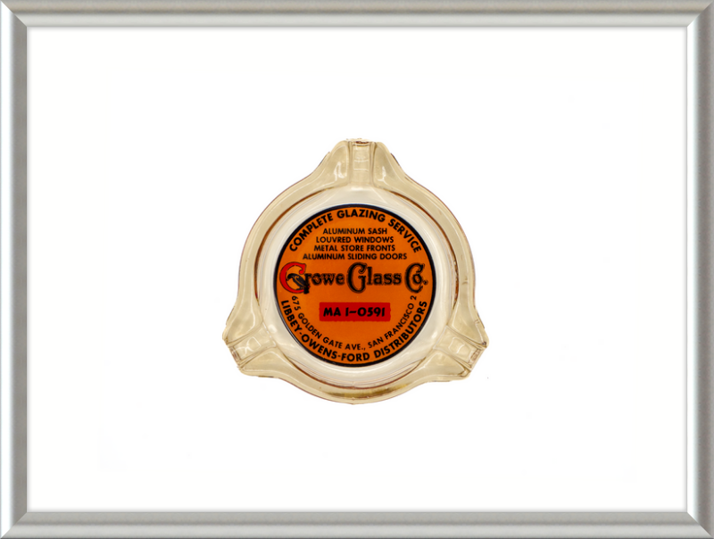 Growe Glass Co Ashtray Wall Art