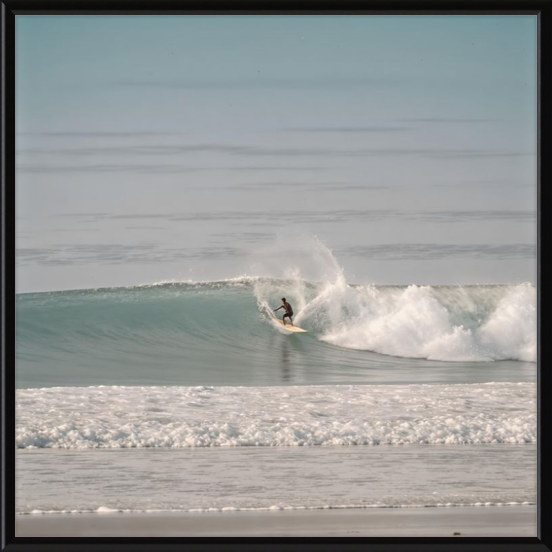 Catching Wave Surfing Framed Art
