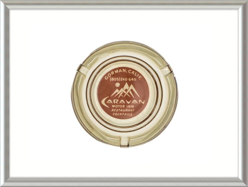 Caravan Motor Inn Ashtray Wall Art